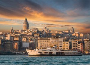 İstanbul manzaralı gergi tavan resimleri