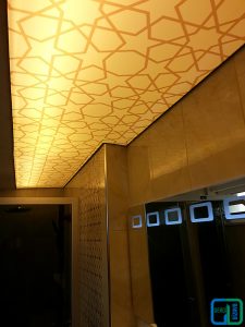 Desenli Gergi Tavan Modelleri