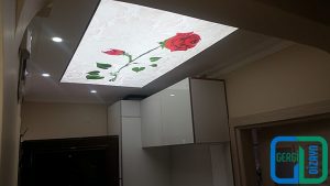 Ebru Desenli Gergi tavan