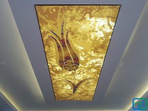 Ebru Desenli Gergi tavan